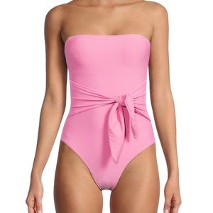 NWT| WeWoreWhat Capri One-piece swim in Bubble Gum Pink| Size_

7